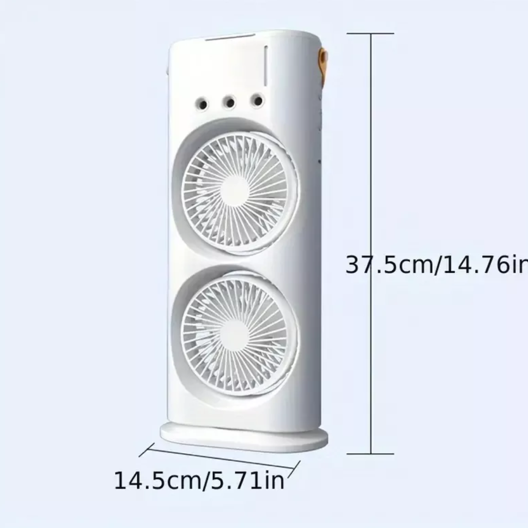 Ventilador De Torre Doble Aire Acondicio